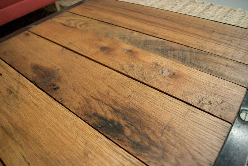 Custom Oak Pallet Table